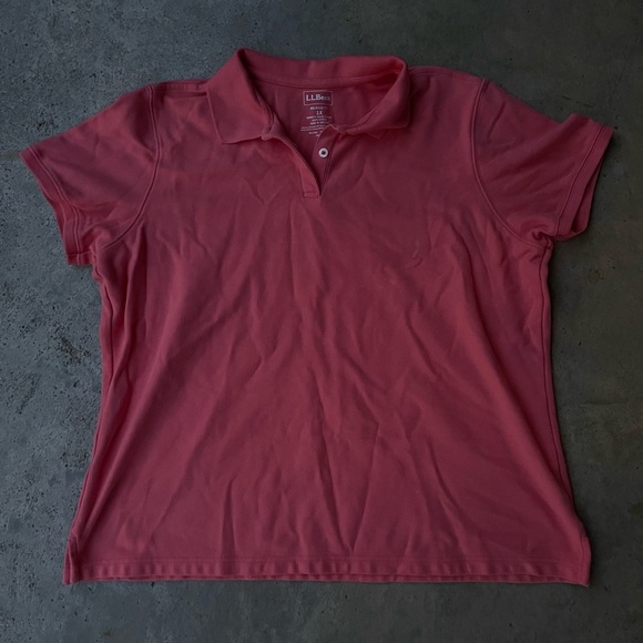 LL BEAN WOMENS XL POLO SHIRT - Picture 1 of 4
